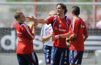 Fussball 1. Bundesliga: Training beim FC Bayern Muenchen