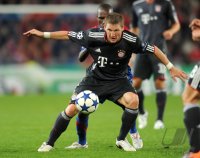 Fussball Champions League  Saison 2010/2011: Bastian Schweinsteiger (FC Bayern Muenchen)
