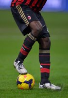 FUSSBALL SERIE A 2013/2014: FEATURE Fussballschuhe Mario Balotelli (AC Mailand)