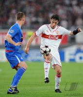 FUSSBALL  International CHL 09/10  VfB Stuttgart - Glasgow Rangers