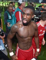 Fussball, 1. Bundesliga  Saison 2014/2015 Relegation: Karlsruher SC - Hamburger SV