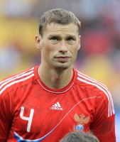Fussball International Testspiel:  Alexey Berezutskiy (Russland)