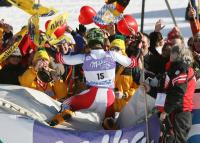 Ski Alpin  Herren  Slalom  Garmisch-Partenkirchen  Sieger HERBST (AUT)