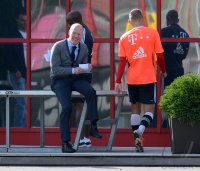 Fussball 1. Bundesliga :  Training beim FC Bayern Muenchen