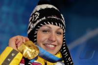 Olympische Spiele 2010 VANCOUVER:  JUBEL NEUNER - BIATHLON  FRAUEN