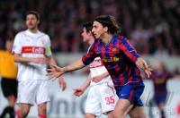 FUSSBALL  International CHL 09/10 : VfB Stuttgart -  FC Barcelona