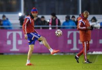 Fussball 1. Bundesliga Saison 14/15: Training FC Bayern Muenchen