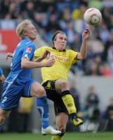 Fussball 1. Bundesliga  2010/2011:  TSG 1899 Hoffenheim  - Borussia Dortmund