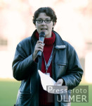 FUSSBALL   SSV Reutlingen Stadionsprecherin Steffi Renz
