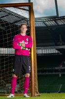 Fussball 1. Bundesliga, Saison 2012/2013, Werder Bremen: Richard Strebinger im exklusiven Pressefoto ULMER Fotoshooting