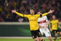 Fussball DFB Pokal Viertelfinale 15/16: Marco Reus (Borussia Dortmund) jubelt