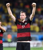 FUSSBALL WM 2014, HALBFINALE: Brasilien - Deutschland