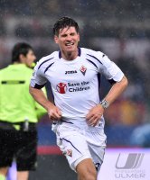 FUSSBALL Coppa Italia Viertelfinale 14/15: JUBEL Mario Gomez (AC Florenz)