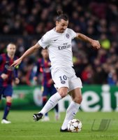 Fussball CHL  Saison 2014/2015: Zlatan Ibrahimovic (Paris Saint-Germain)