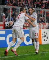 FUSSBALL   CHL 09/10  (v. li., FCB JUBEL) Ivica Olic , Danijel Pranjic