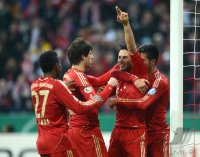 Fussball Saison 2012/2013: DFB Pokal:  FC Bayern Muenchen - 1 FC Kaiserslautern