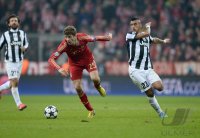 FUSSBALL INTERNATIONAL CHL VIERTELFINALE 12/13: FC Bayern Muenchen - Juventus Turin