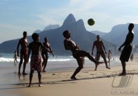 FUSSBALL WM 2014; Schmuckbild Beachsoccer