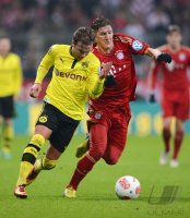 FUSSBALL DFB POKAL  Saison 2012/2013:  FC Bayern Muenchen - Borussia Dortmund