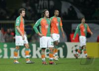 Fussball CL: Bremen - Turin, enttaeuschte Bremer n. 1:1