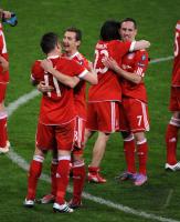 FUSSBALL  International CHL 09/10 : FC Bayern  Muenchen  - Manu