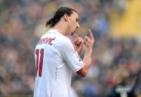 FUSSBALL SERIE A:  Zlatan Ibrahimovic (AC Mailand)