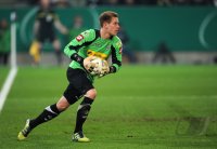 FUSSBALL  DFB POKAL SAISON  11/12  HALBFINALE: Torwart Marc Andre ter Stegen (Borussia Moenchengladbach)