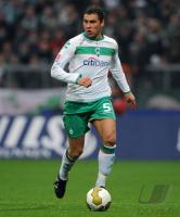 FUSSBALL 1. BUNDESLIGA: Bremen, TOSIC Einzelaktion