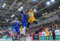 Basketball 1. Bundesliga 15/16 Hauptrunde: Walter Tigers Tuebingen - Basketball Loewen Braunschweig