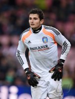 FUSSBALL 1. Bundesliga 2014/2015:  Torwart Michael Kleiner (Paulaner Traumel)