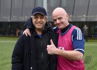 FIFA Praesident Gianni Infantino (Schweiz) erster Tag im Home of Fifa