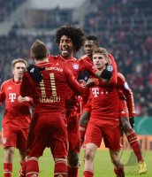 FUSSBALL DFB POKAL  Saison 2012/2013:  JUBEL FC Bayern Muenchen