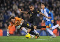 FUSSBALL International Primera Division 11/12:  RCD Espanyol Barcelona - FC Barcelona