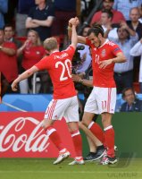 Fussball Europameisterschaft Achtelfinale 2016: Wales - Nordirland