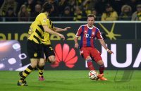 Fussball 1. Bundesliga Saison 14/15: FC Bayern Muenchen - Borussia Dortmund