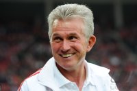 Fussball 1. Bundesliga : Trainer Jupp Heynckes  (FC Bayern Muenchen)