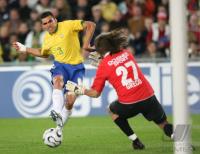 Fussball WM Testspiel Brasilien - Auswahl FC Luzern