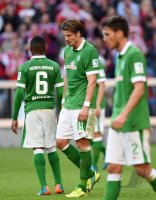 Fussball 1. Bundesliga Saison 14/15: FC Bayern Muenchen - Werder Bremen