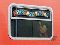 Kinderspielecke im Neigetechnik Zug der Baureihe 611
