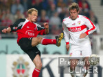 Fussball 1. Bundesliga: Stuttgart - Nuernberg, Zweikampf