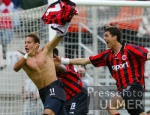 Fussball 2. Bundesliga: Frankfurt - Reutlingen, Jubel