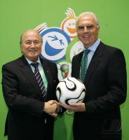 Fussball WM 2006: FIFA-Praesident Joseph S. Blatter besucht das IBC