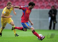 Fussball U21-Europameisterschaft 2011:  TOR zum 0:1 durch Juan Mata (Spanien)