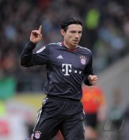 Fussball 1. Bundesliga  Saison 2010/2011: Danijel Pranjic (FC Bayern Muenchen)