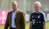 Fussball 1. Bundesliga 12/13: Training beim FC Bayern Muenchen