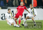Fussball International: Aachen - Alkmaar, Zweikampf