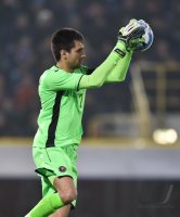 FUSSBALL INTERNATIONAL: Torwart Ciprian Tatarusanu (Rumaenien)