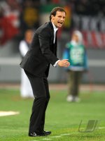 FUSSBALL SERIE A:  Trainer Massimiliano Allegri (AC Mailand)