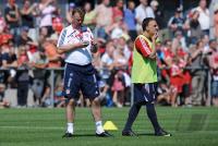 1. Fussball Bundesliga : Training beim FC Bayern Muenchen