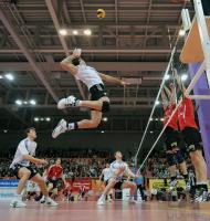 Volleyball  1. Bundesliga  09/10:  ENBW TV Rottenburg - VfB Friedrichshafen